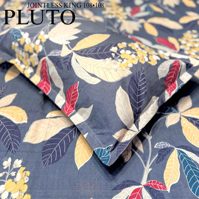 PLUTO KINGSIZE PREMIUM 108*108 BEDSHEET SET(1+2) WITH 2 PILLOW COVERS (BEST SELLING)
