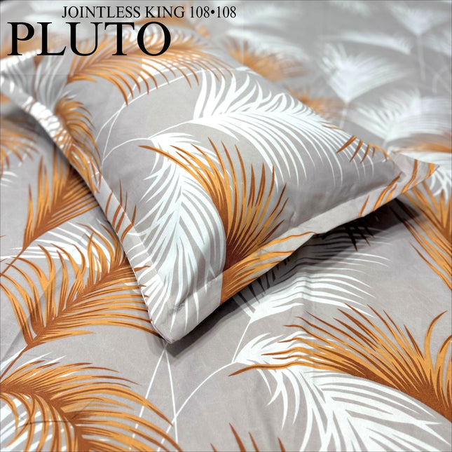 PLUTO KINGSIZE PREMIUM 108*108 BEDSHEET SET(1+2) WITH 2 PILLOW COVERS (BEST SELLING)