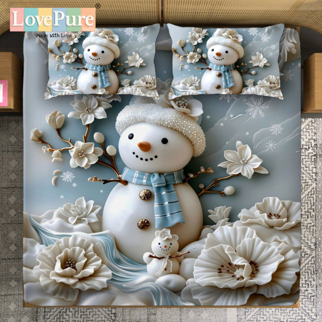 FAIRY TALES 7D DIGITAL PANEL PRINT SUPERKING (110x110) 3PCS PREMIUM KIDS COLLECTION WITH 2 PILLOW COVERS(1+2)