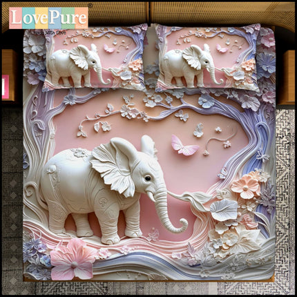 FAIRY TALES 7D DIGITAL PANEL PRINT SUPERKING (110x110) 3PCS PREMIUM KIDS COLLECTION WITH 2 PILLOW COVERS(1+2)