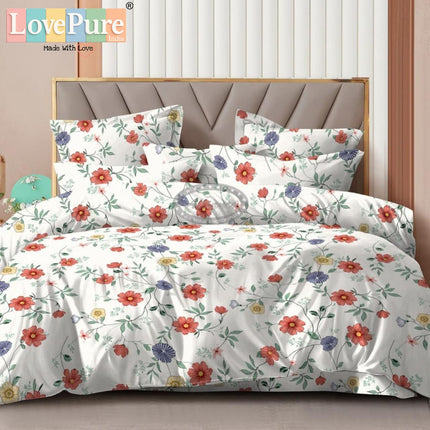 PLUTO KINGSIZE PREMIUM 108*108 BEDSHEET SET(1+2) WITH 2 PILLOW COVERS (BEST SELLING)