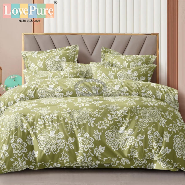 PLUTO KINGSIZE PREMIUM 108*108 BEDSHEET SET(1+2) WITH 2 PILLOW COVERS (BEST SELLING)