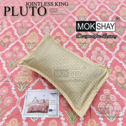 PLUTO KINGSIZE PREMIUM 108*108 BEDSHEET SET(1+2) WITH 2 PILLOW COVERS (BEST SELLING)